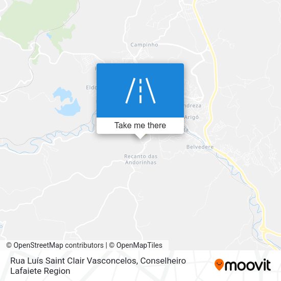 Rua Luís Saint Clair Vasconcelos map