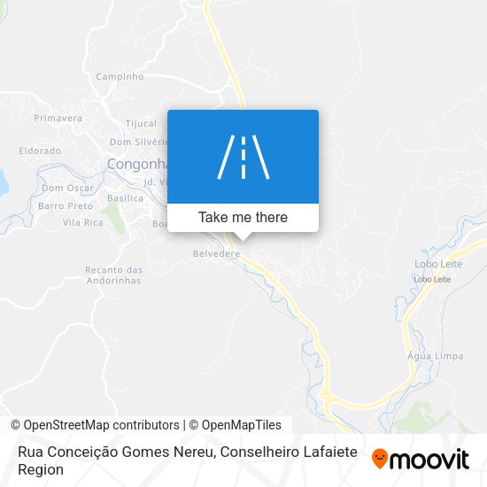 Rua Conceição Gomes Nereu map