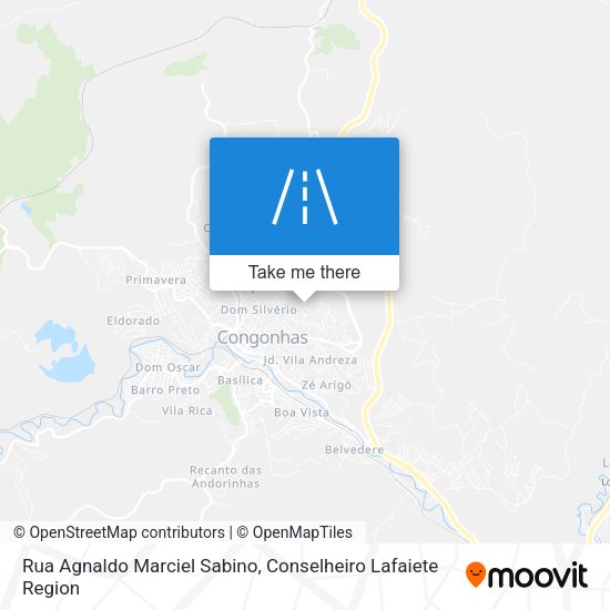 Rua Agnaldo Marciel Sabino map