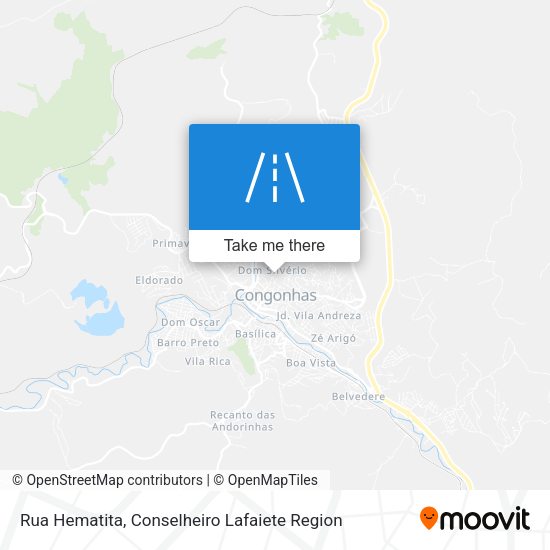 Rua Hematita map