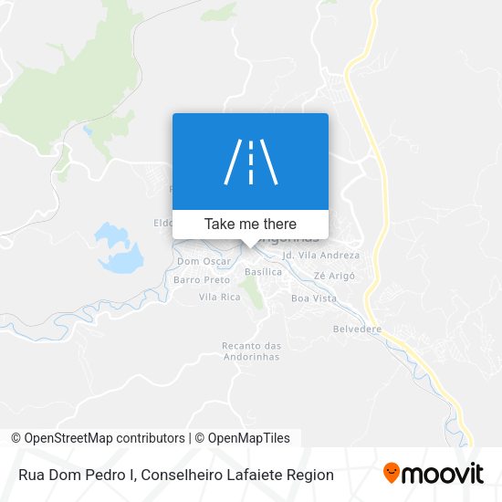 Rua Dom Pedro I map
