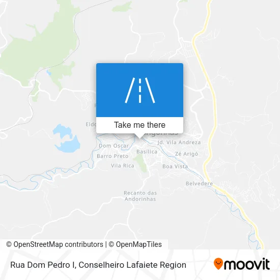 Rua Dom Pedro I map