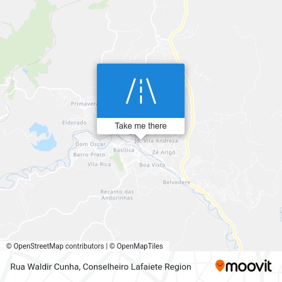 Rua Waldir Cunha map