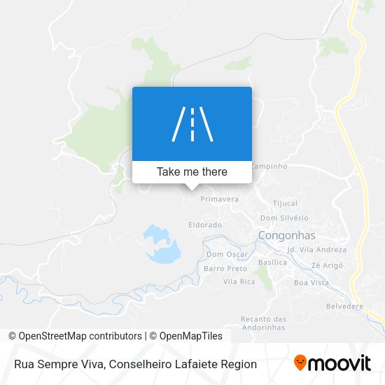 Rua Sempre Viva map
