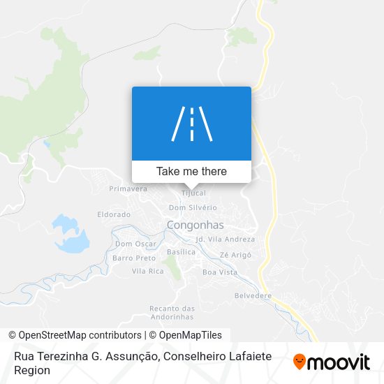 Rua Terezinha G. Assunção map
