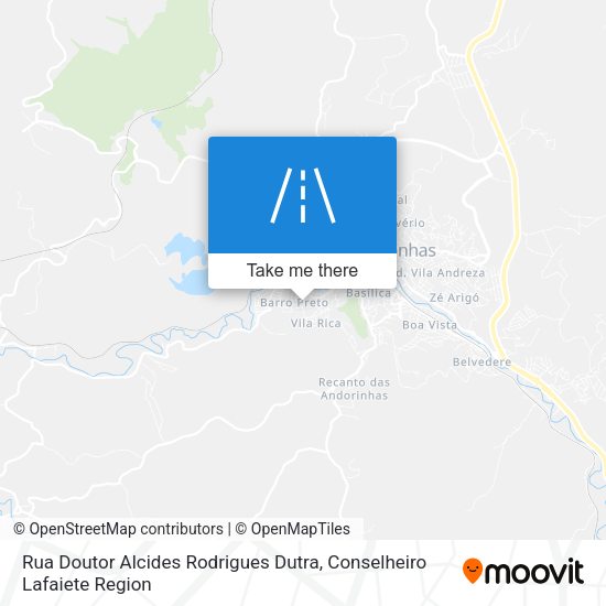 Rua Doutor Alcides Rodrigues Dutra map