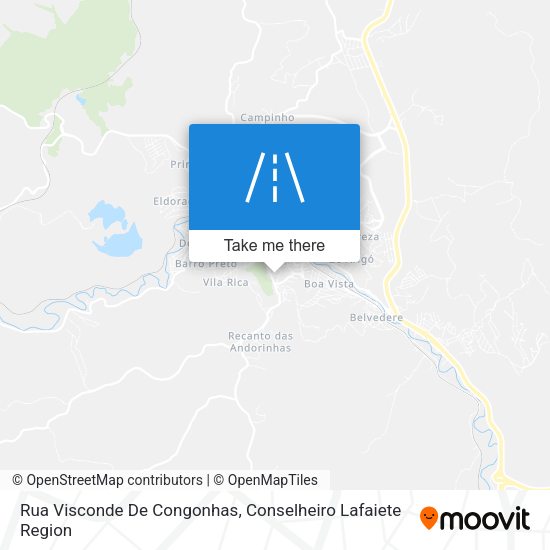 Rua Visconde De Congonhas map