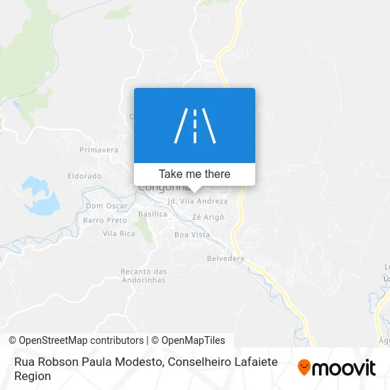 Rua Robson Paula Modesto map