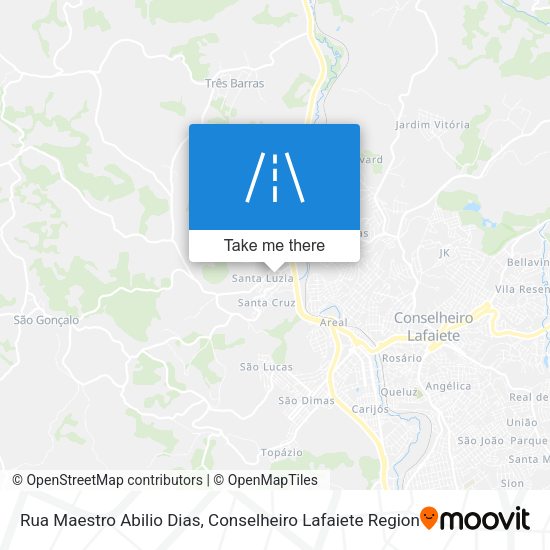 Rua Maestro Abilio Dias map
