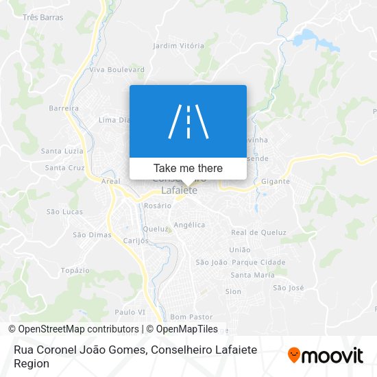 Rua Coronel João Gomes map
