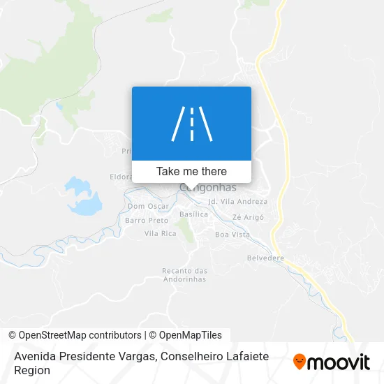 Avenida Presidente Vargas map