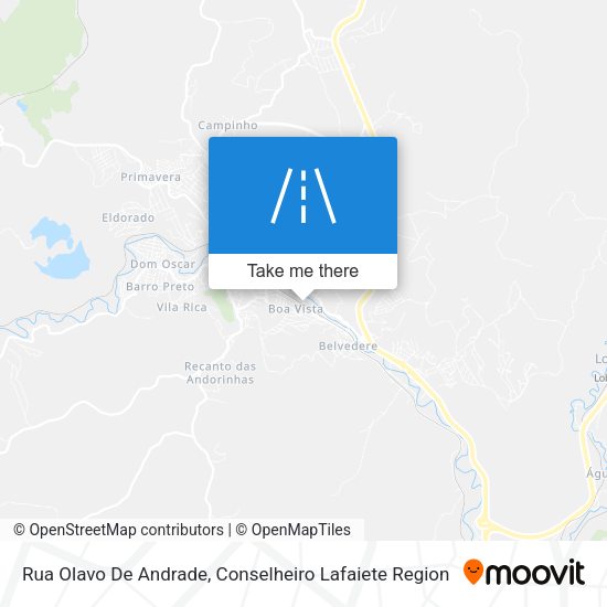 Rua Olavo De Andrade map