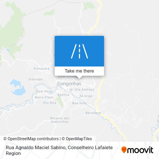 Rua Agnaldo Maciel Sabino map