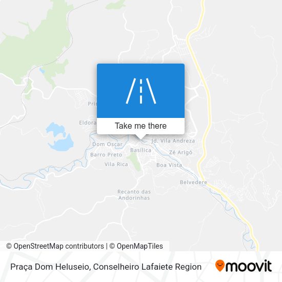 Praça Dom Heluseio map