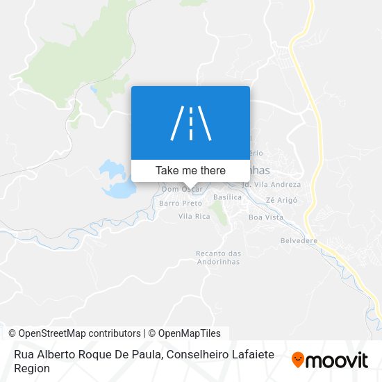 Rua Alberto Roque De Paula map
