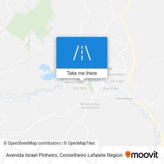 Avenida Israel Pinheiro map