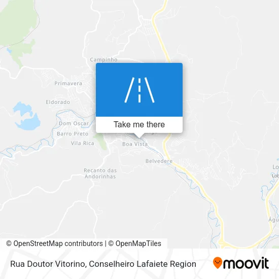 Rua Doutor Vitorino map
