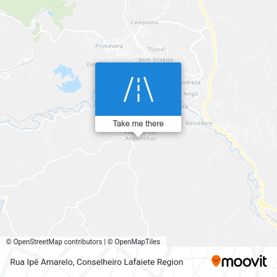 Rua Ipê Amarelo map
