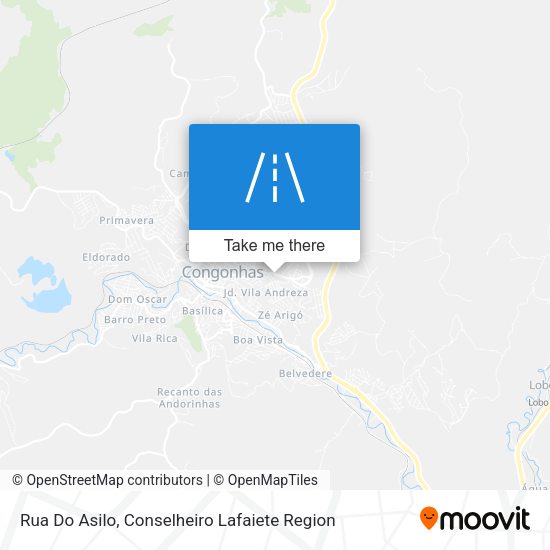 Rua Do Asilo map
