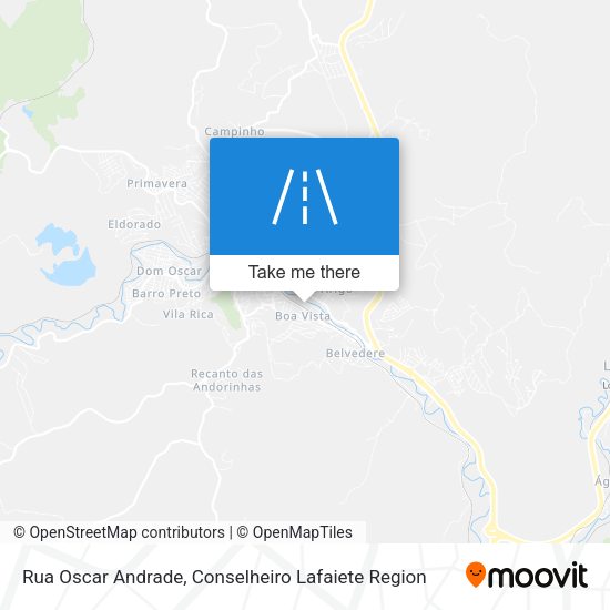 Rua Oscar Andrade map