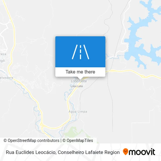 Rua Euclides Leocácio map