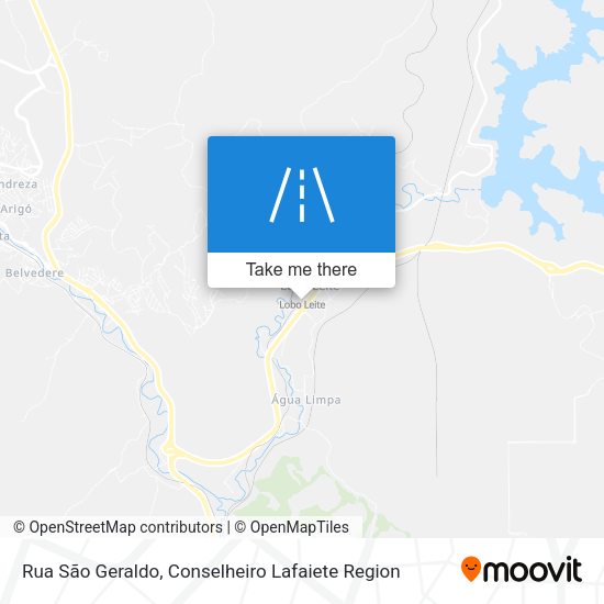 Rua São Geraldo map