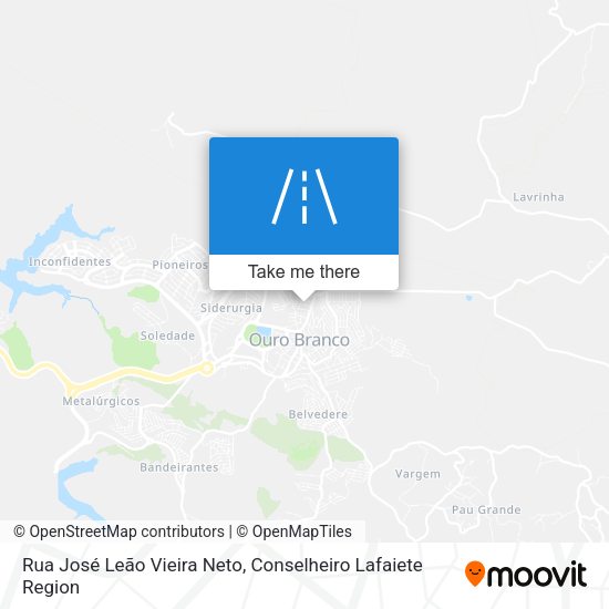 Rua José Leão Vieira Neto map