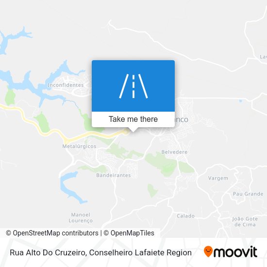 Rua Alto Do Cruzeiro map