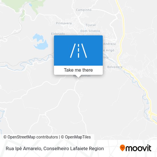 Rua Ipê Amarelo map