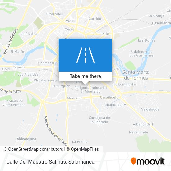 Calle Del Maestro Salinas map