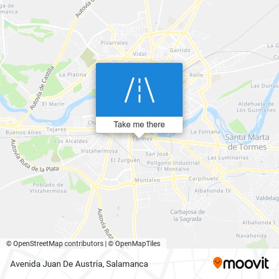 mapa Avenida Juan De Austria