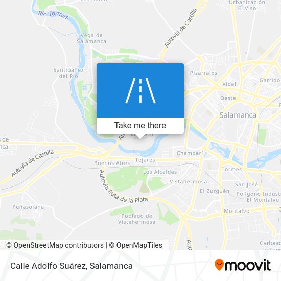 Calle Adolfo Suárez map