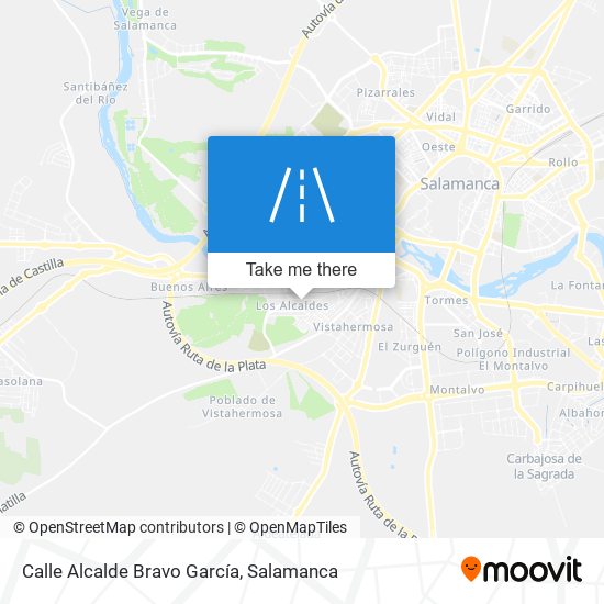 mapa Calle Alcalde Bravo García