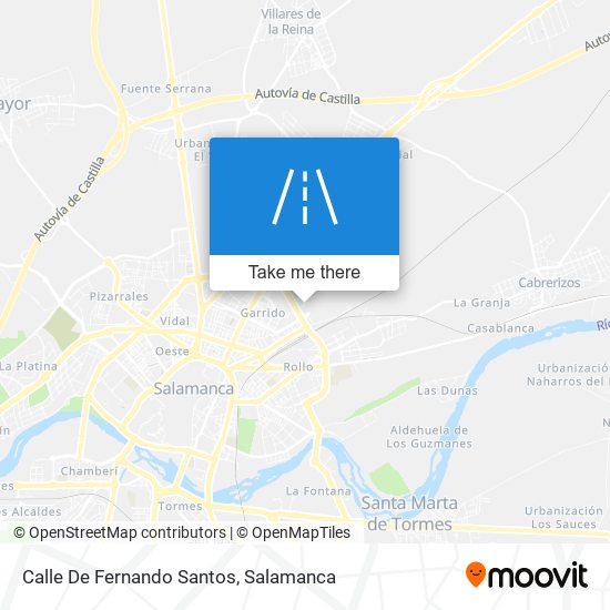 Calle De Fernando Santos map