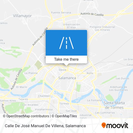 Calle De José Manuel De Villena map
