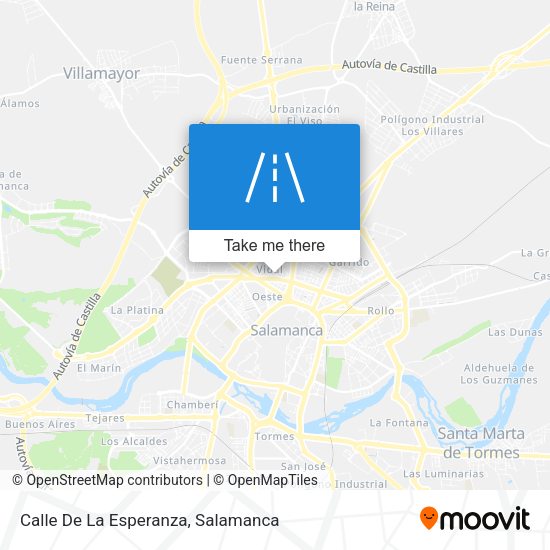 Calle De La Esperanza map