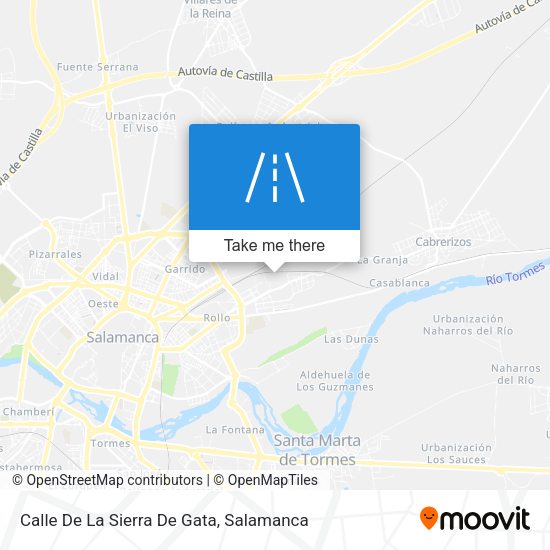 Calle De La Sierra De Gata map