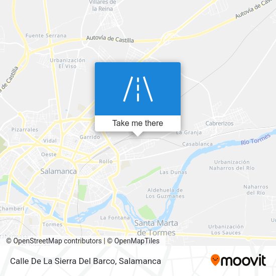 Calle De La Sierra Del Barco map