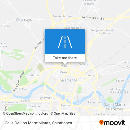 Calle De Los Marmolistas map