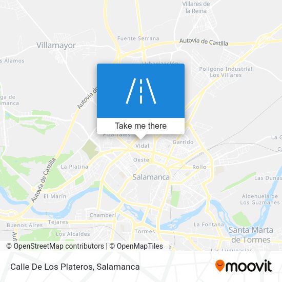 Calle De Los Plateros map