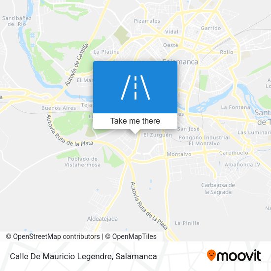 Calle De Mauricio Legendre map