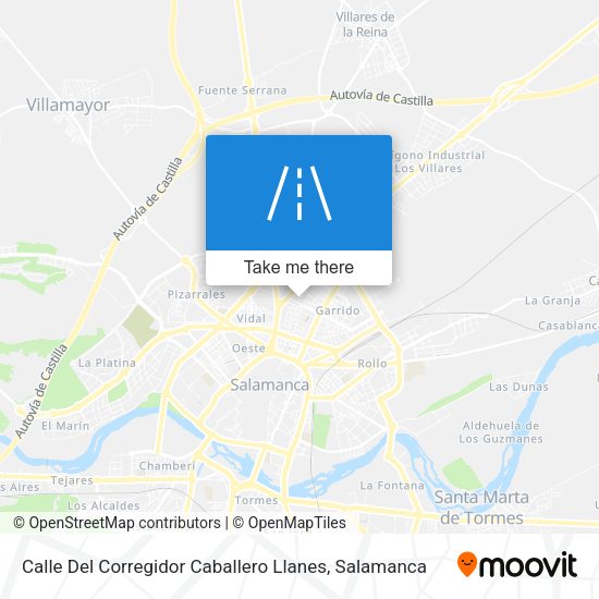 Calle Del Corregidor Caballero Llanes map