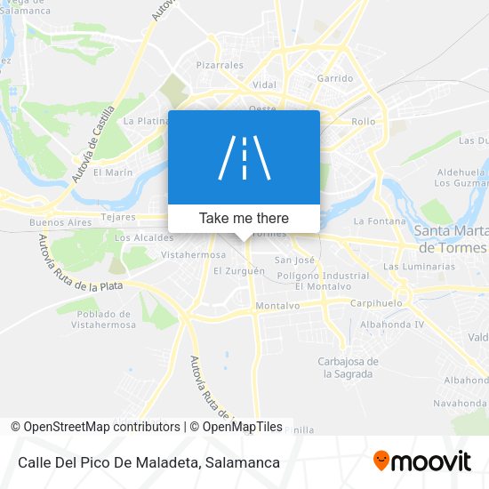 Calle Del Pico De Maladeta map