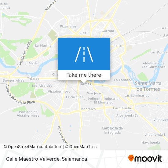 mapa Calle Maestro Valverde