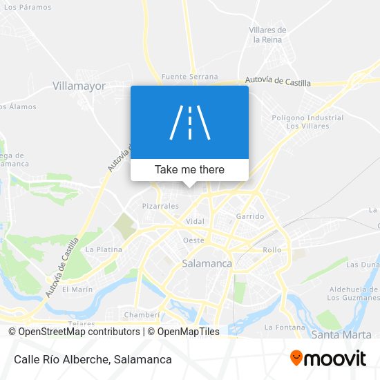 Calle Río Alberche map