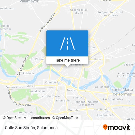 Calle San Simón map