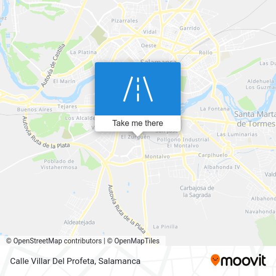 Calle Villar Del Profeta map