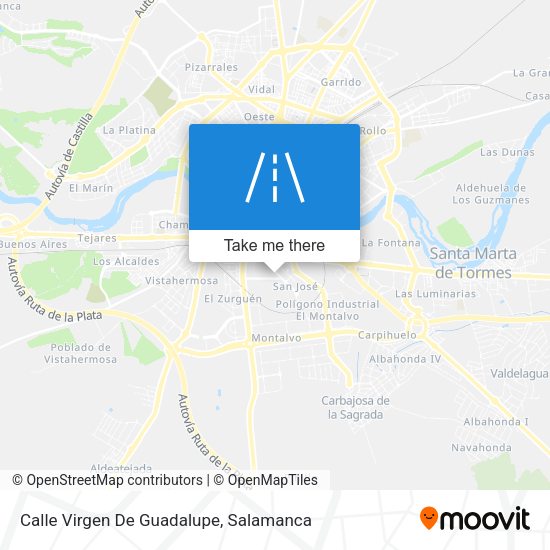 Calle Virgen De Guadalupe map