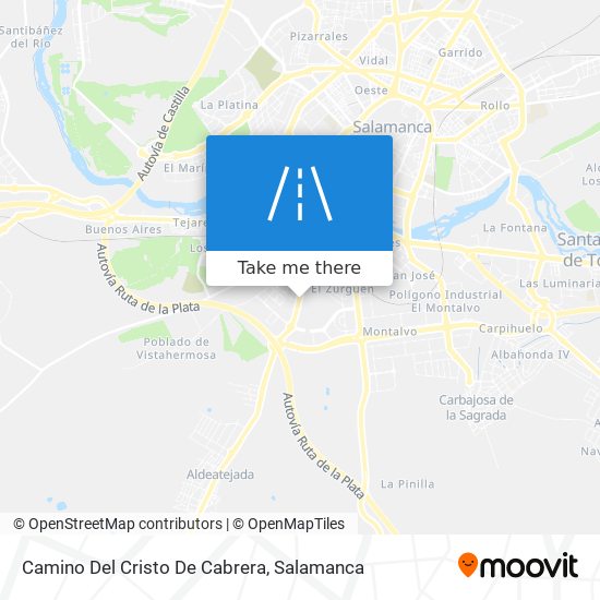 mapa Camino Del Cristo De Cabrera