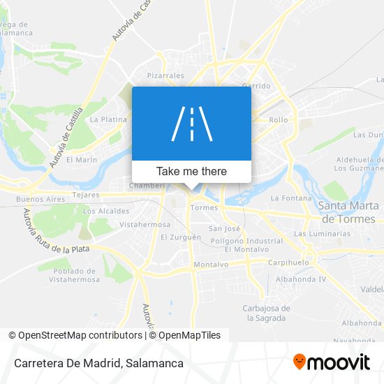 mapa Carretera De Madrid